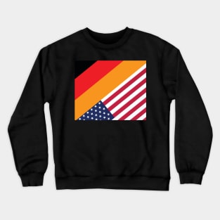 Half German half American Crewneck Sweatshirt